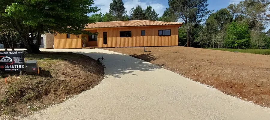 Réalisation d'un système d'assainissement pour une maison individuelle